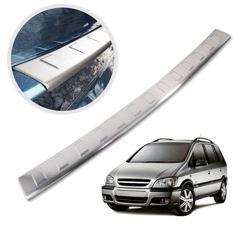 Rear bumper trim for Opel Zafira A (T98) 1999-2005 | Silver Stainless steel