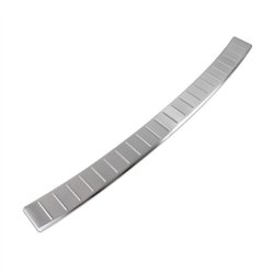 Rear bumper trim for Opel Crossland X I (P17 | P2QO) PRE-FL 2017-2020 Silve