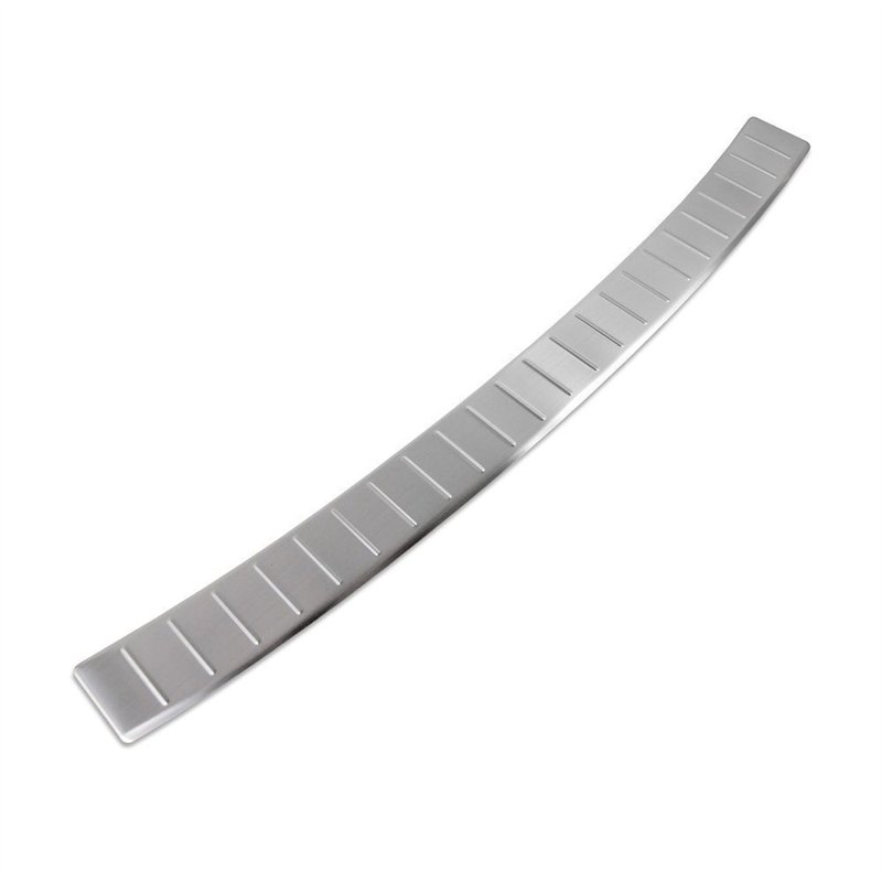 Rear bumper trim for Opel Crossland X I (P17 | P2QO) PRE-FL 2017-2020 Silve