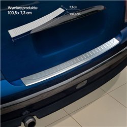 Rear bumper trim for MINI Countryman II (F60) 2017-2023 | Silver Stainless