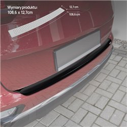 Rear bumper trim for KIA Sportage IV (QL) FL 2018-2021 | Black ABS