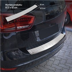 Rear bumper trim for SEAT Alhambra II (7N) 2010-2022 | Silver Stainless ste