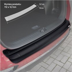Rear bumper trim for KIA Sportage IV (QL) PRE-FL 2016-2018 | Black ABS