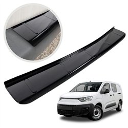 Rear bumper trim for Fiat Doblo III (510/511) 2022- | Black ABS