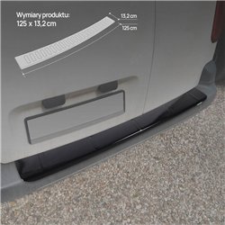 Rear bumper trim for Fiat Doblo III (510/511) 2022- | Black ABS