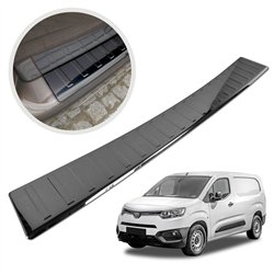 Rear bumper trim for Toyota Proace City I (K9) 2020- | Black chrome Stainle