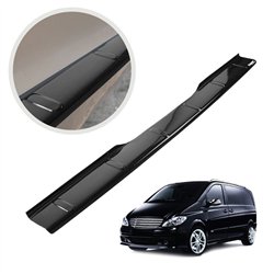 Rear bumper trim for Mercedes Vito (W639) 2003-2014 | Black ABS
