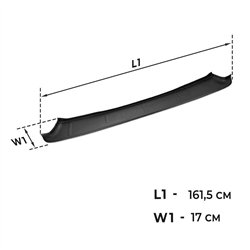 Listwa tylnego zderzaka do Peugeot Partner II Tepee 2008-2018