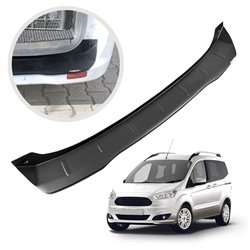 Rear bumper trim for Ford Tourneo Courier I (B460) 2014-2023 | Black ABS