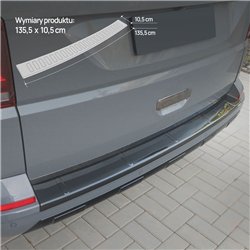 Rear bumper trim for Volkswagen VW California (T6) 2015-2019 | Black ABS