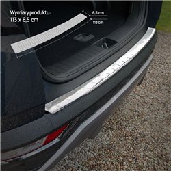 Rear bumper trim for Hyundai Tucson IV (NX4E) 2020- | Chrome Stainless stee