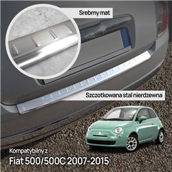 Listwa tylnego zderzaka do Fiat 500 Hatchback I 5D 2007- | St