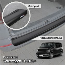 Listwa tylnego zderzaka Volkswagen VW Transporter (T6) 2015-2019 Czarn