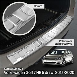 Rear bumper trim for Volkswagen VW Golf Hatchback VII (AU) 5D 2012-2019 | C