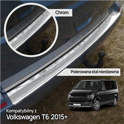 Rear bumper trim for Volkswagen VW Transporter (T6) 2015-2019 | Chrome Stai