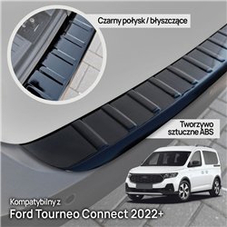 Rear bumper trim for Ford Tourneo Connect III (Mk3 | V761) 2022- Black ABS