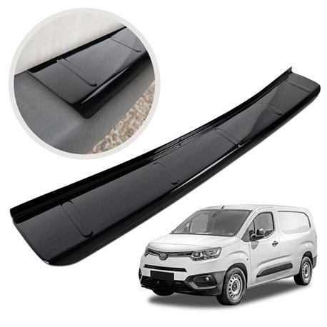 Rear bumper trim for Toyota Proace City I (K9) 2020- | Black ABS