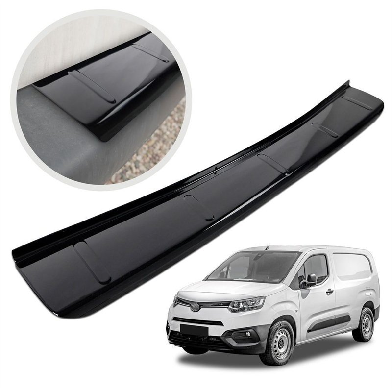 Rear bumper trim for Toyota Proace City I (K9) 2020- | Black ABS