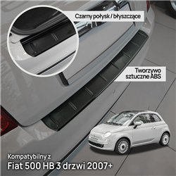 Listwa tylnego zderzaka do Fiat 500 Hatchback I 3D 2007- | ABS