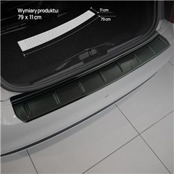Listwa tylnego zderzaka do Fiat 500 Hatchback I 3D 2007- | ABS