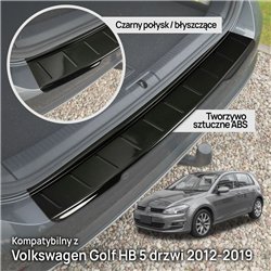 Rear bumper trim for Volkswagen VW Golf Hatchback VII (AU) 5D 2012-2019 | B