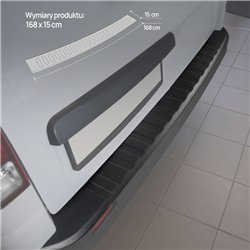 Rear bumper trim for Nissan NV300 I (X82) 2016-2021 | Black ABS