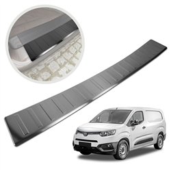 Rear bumper trim for Toyota Proace City I (K9) 2020- | Black Stainless stee