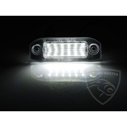 Volvo C30 license plate illumination. LED registration