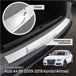 Listwa tylnego zderzaka do Audi A4 Kombi IV Allroad 2009-2016 Chr