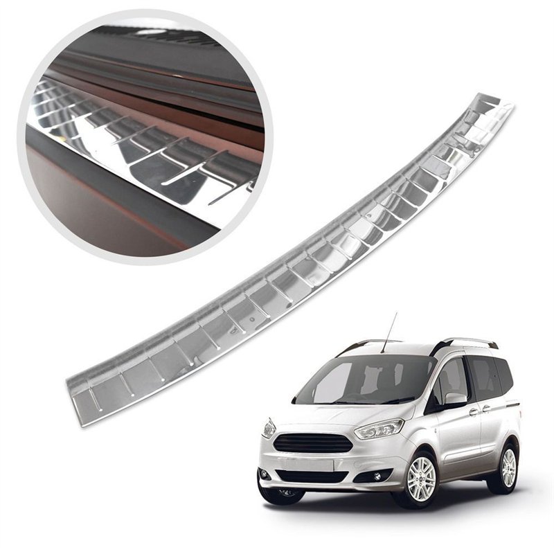 Rear bumper trim for Ford Tourneo Courier I (B460) 2014-2023 | Chrome Stain