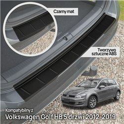 Rear bumper trim for Volkswagen VW Golf Hatchback VII (AU) 5D 2012-2019 | B