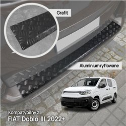 Listwa tylnego zderzaka do Fiat Doblo III 2022- | Aluminiu