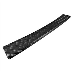 Rear bumper trim for Fiat Doblo III (510/511) 2022- | Black Aluminum Ribbed