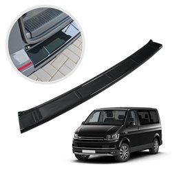 Rear bumper trim for Volkswagen VW Transporter (T6) 2015-2019 | Black ABS