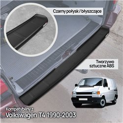 Rear bumper trim for Volkswagen VW Transporter (T4) 1990-2003 | Black ABS