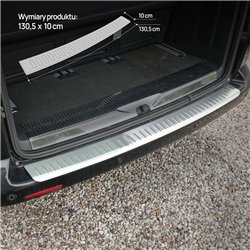 Rear bumper trim for Volkswagen VW Multivan (T6) 2015-2019 | Silver Stainle