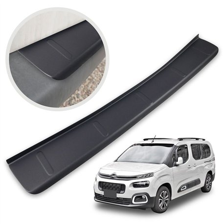 Rear bumper trim for Citroen Berlingo III (K9) 2018- | Black ABS