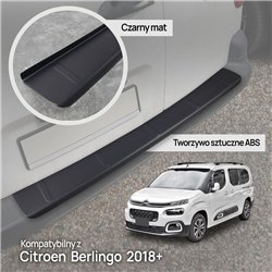 Rear bumper trim for Citroen Berlingo III (K9) 2018- | Black ABS