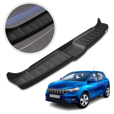Rear bumper trim for Dacia Sandero Hatchback III (DJF/BJI) 2021- | Black AB