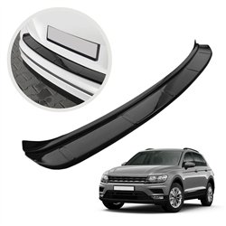 Rear bumper trim for Volkswagen VW Tiguan II (AD1/BW) 2016-2024 | Black ABS