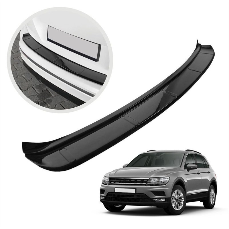 Rear bumper trim for Volkswagen VW Tiguan II (AD1/BW) 2016-2024 | Black ABS