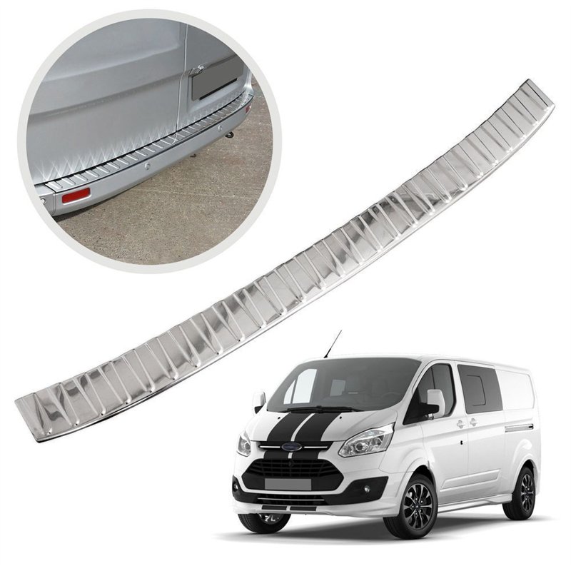 Rear bumper trim for Ford Transit Custom I (V362 | FY/FZ/F3) 2012-2023 Chro