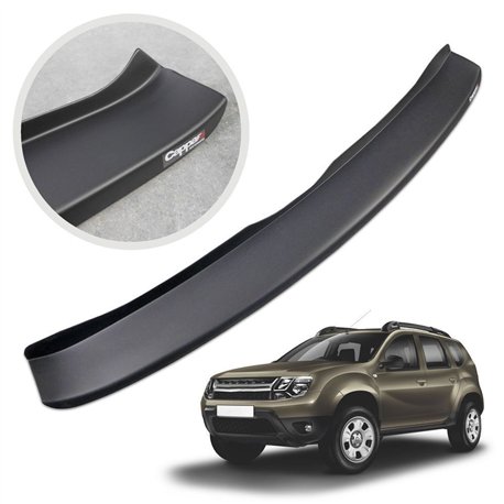 Rear bumper trim for Renault Duster I (HS) 2010-2017 | Black ABS