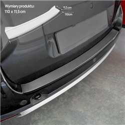 Rear bumper trim for Renault Duster I (HS) 2010-2017 | Black ABS