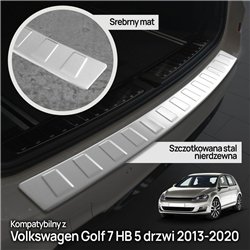 Rear bumper trim for Volkswagen VW Golf Hatchback VII (AU) 5D 2012-2019 | S