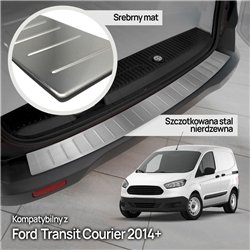 Rear bumper trim for Ford Transit Courier I (B460) 2014-2023 | Silver Stain