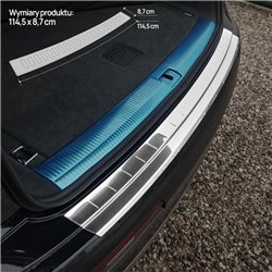 Listwa tylnego zderzaka do Audi Q7 e-tron II 2015- | Stal nierdz