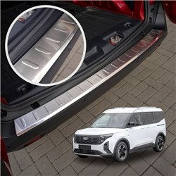 Rear bumper trim for Ford Tourneo Courier II (V769) 2023- | Silver Stainles