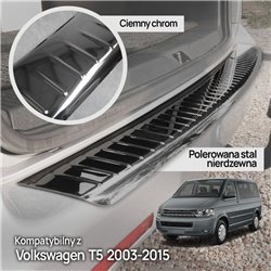 Listwa tylnego zderzaka Volkswagen VW Transporter (T5) 2003-2015 Czarn