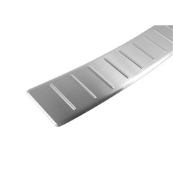 Rear bumper trim for Peugeot Expert III (V) 2016- | Silver Stainless steel